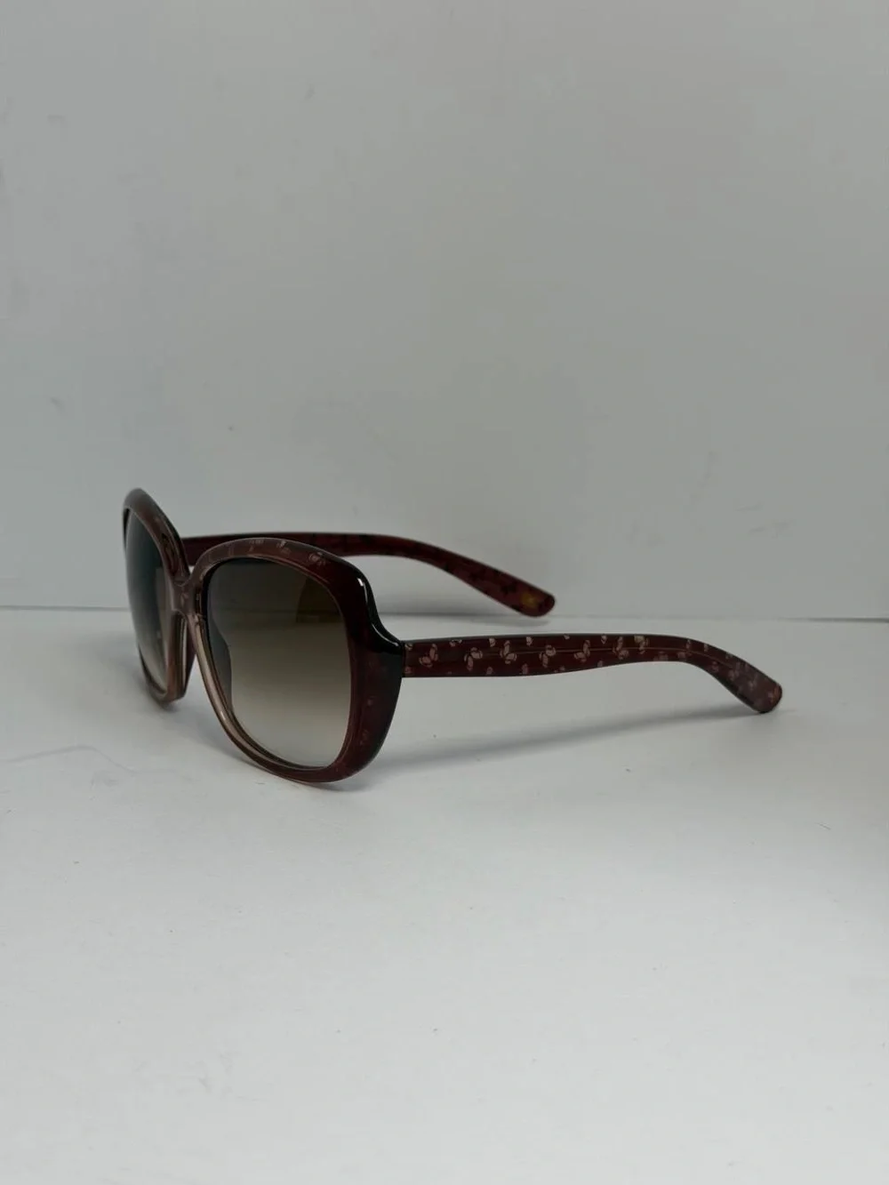 Bottega Veneta BV156/S UVD 02 Butterfly Print Brown Gradient Sunglasses